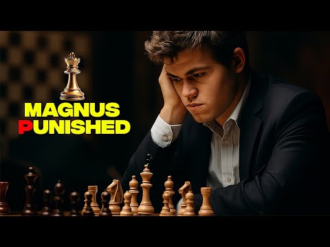 Magnus Carlsen Trapped in the Englund Gambit!