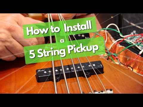 How to Install a 5 String Bass Pickup Like a Pro
