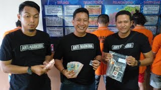 Tim Elang Tangkap Residivis Narkoba Asal Pampang 5, Bukti Uang Puluhan Juta