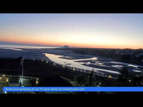 Ocean Creek Resort Myrtle Beach Sunset 01/22/2022