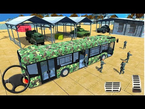 Real Army Bus Driver US Soldier Transport Duty 2019 | Android Gameplay