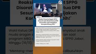 Reaksi Peserta Rapat SPPG saat Wakil Ketua DPR Sesumbar soal Kebijakan: Kompak Bilang 'Dih!'