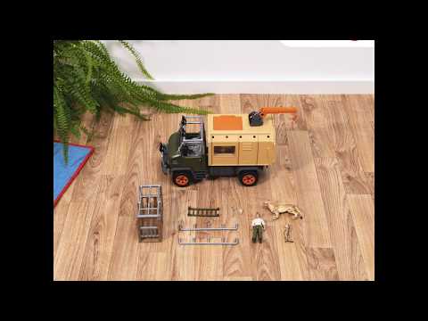 SCHLEICH „Wild Life“ Rinkinys - Gyvūnų Gelbėjimo Sunkvežimis video
