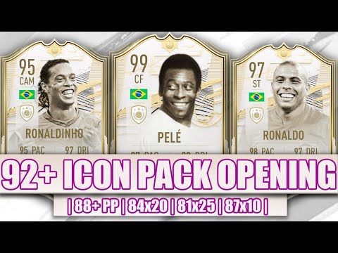 92 + ICON PICK PACK OPENING (5 MILLION COIN ICON) 87x10, 88+, 84x20 AND MORE | FIFA 21 ULTIMATE TEAM