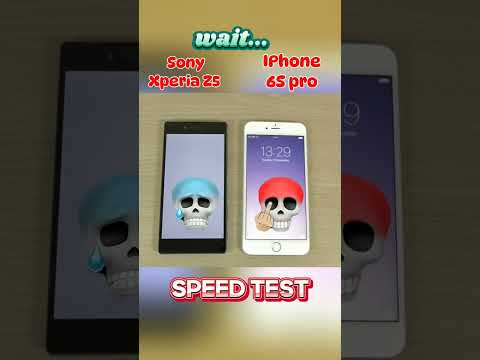 Speed Test Throwback: Xperia Z5 Premium vs. iPhone 6S – Surprise Winner#shorts