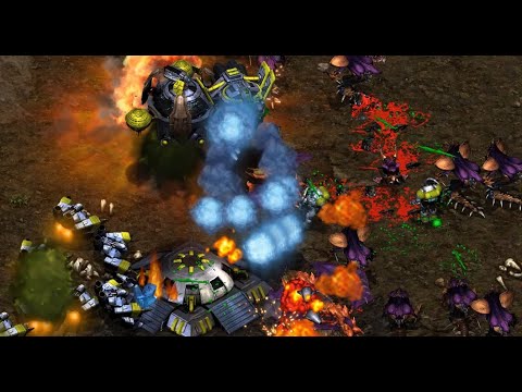 Sziky 🇭🇺 (Z) vs Tarson 🇵🇱 (T) on Heartbreak Ridge - StarCraft - Brood War REMASTERED
