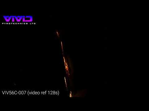 VIV56C-007 - Special Red Strobe with Spit Blue Stars