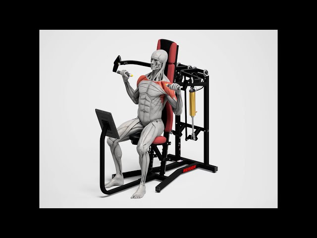 Keiser A400 Military Press-Noir