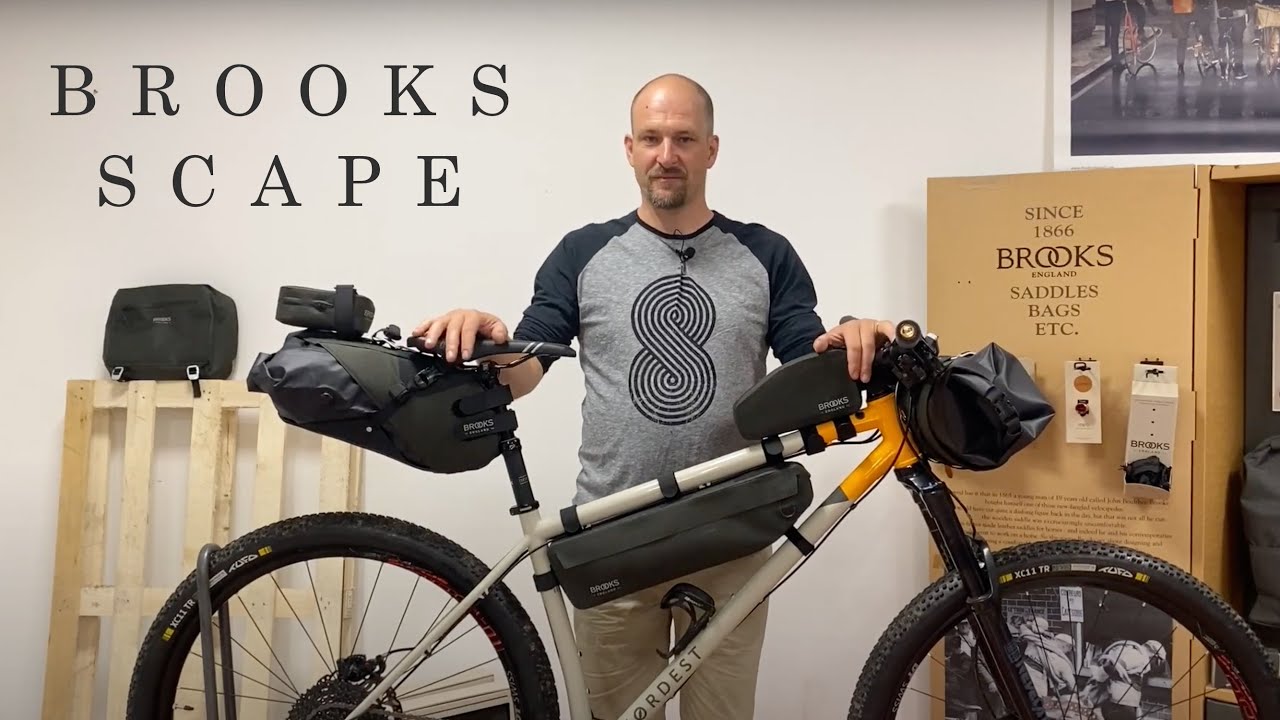 BROOKS Scape série - vodotěsné brašny na kolo pro bikepacking a cykloturistiku - YouTube