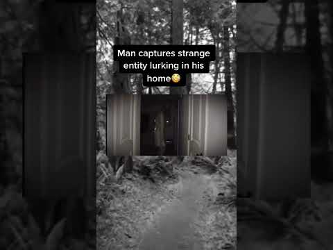 Man Captures Strange Entity Lurking In His Home