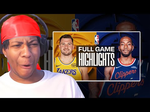 Lvgit Reacts To LAKERS at CLIPPERS | FULL GAME HIGHLIGHTS | January 22, 2026