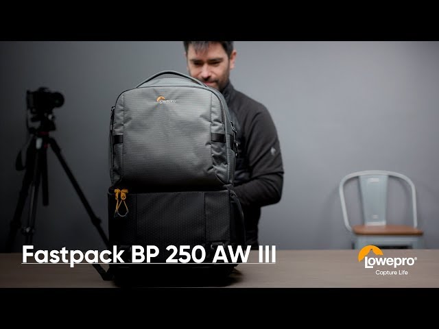 Vidéo LOWEPRO Fastpack BP250 AW III Grey