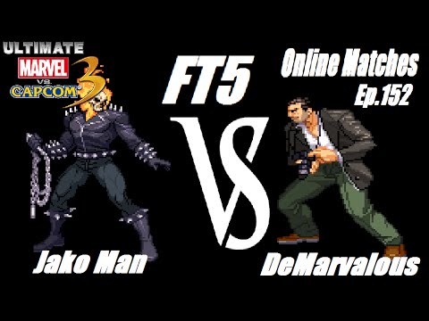 Jako Man VS DeMarvalous FT5 (UMVC3 Online Matches Ep.152)