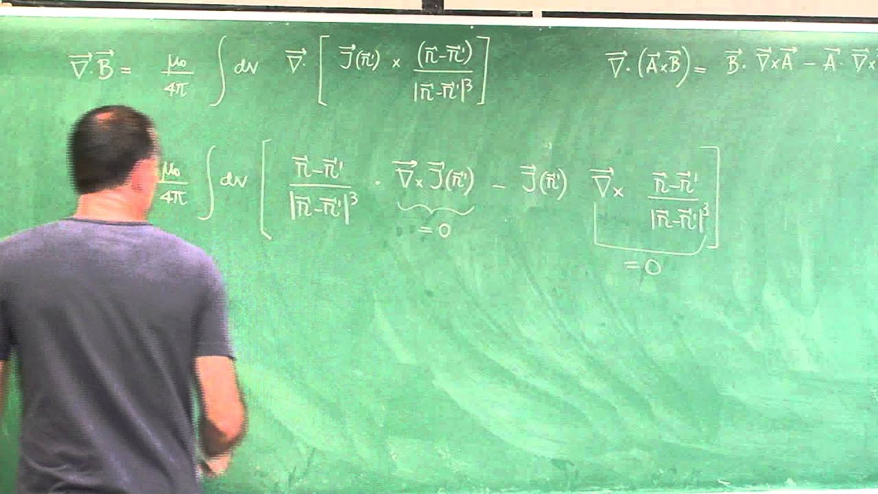 Aula 5.24 - Divergência e rotacional do campo magnético