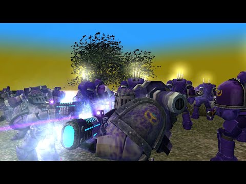 Soul Drinkers vs Elders (Aeldari) Dawn of War - Unification mod Survival | Warhammer 40k