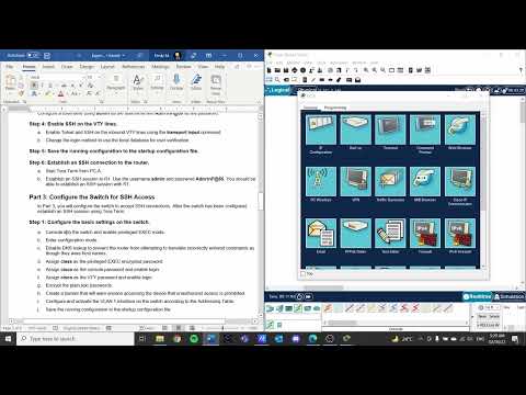 Configure Network Devices with SSH