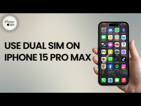 How to Dual SIM on iPhone 15 Pro Max! -  Use Physical or eSIM
