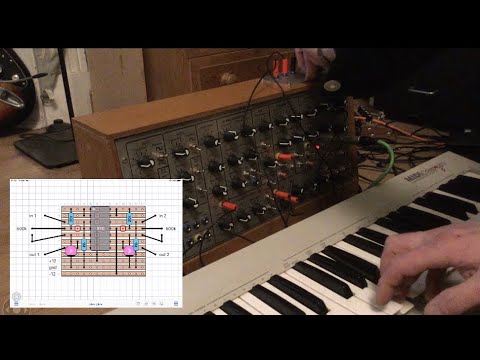DIY stripboard modular synth - “easy” dual glide /slew
