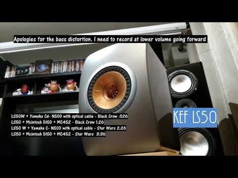 KEF LS50W vs KEF LS50 sound demo (Since I already filmed it)