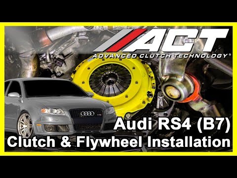 ACT Clutch Install:  2007-2008 Audi RS4 (B7) 4.2L V8 Quattro