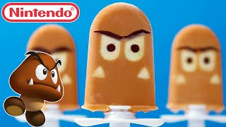 SUPER MARIO GOOMBA POPSICLES - NERDY NUMMIES