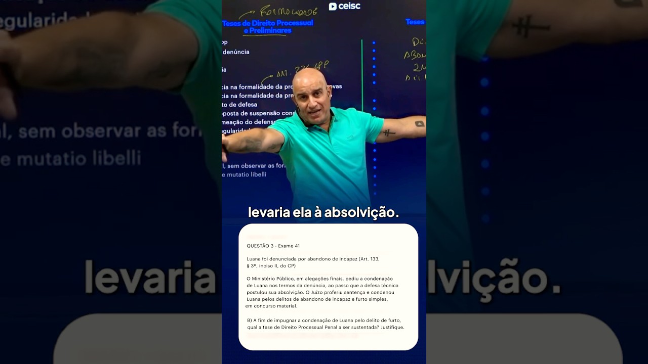 Furto de chocolate dá cadeia? 🍫 Caiu na prova da OAB!