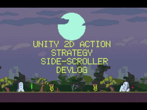 First look at enemy buildings and spawn system : devlog 06, unity 2d action strategy side-scroller