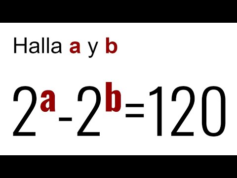 ECUACIÓN EXPONENCIAL CON DOS INCÓGNITAS. Álgebra Básica
