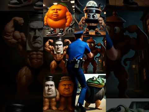 Arrest Challenge — Fat or Fit? 👮‍♂️| Italian Brainrot | No La Policía