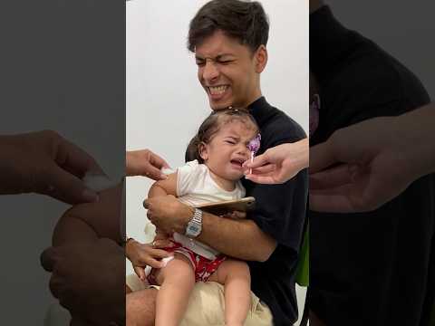 O dia que Helena tomou 4 vacinas! 😢😱 #vacina #heleninha #tiktok #viral #criança #bebes #infancia
