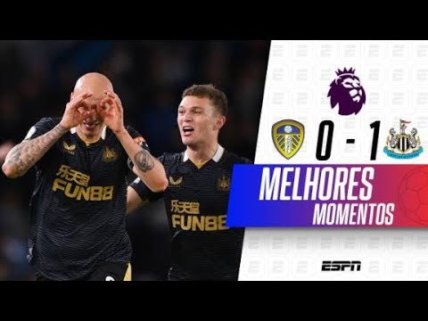 RAPHINHA VAI BEM, MAS MESLIER FALHA, E NEWCASTLE VENCE O LEEDS NA PREMIER LEAGUE | Melhores Momentos