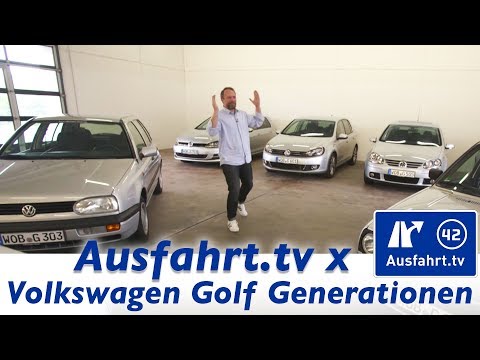 Ausfahrt.tv x Volkswagen VW Golf Special Generation I bis VI