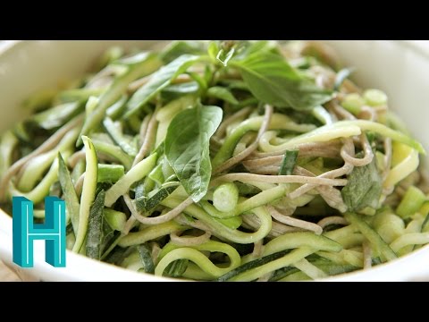 How to Make Zoodles Coconut Noodles |  Hilah Cooking