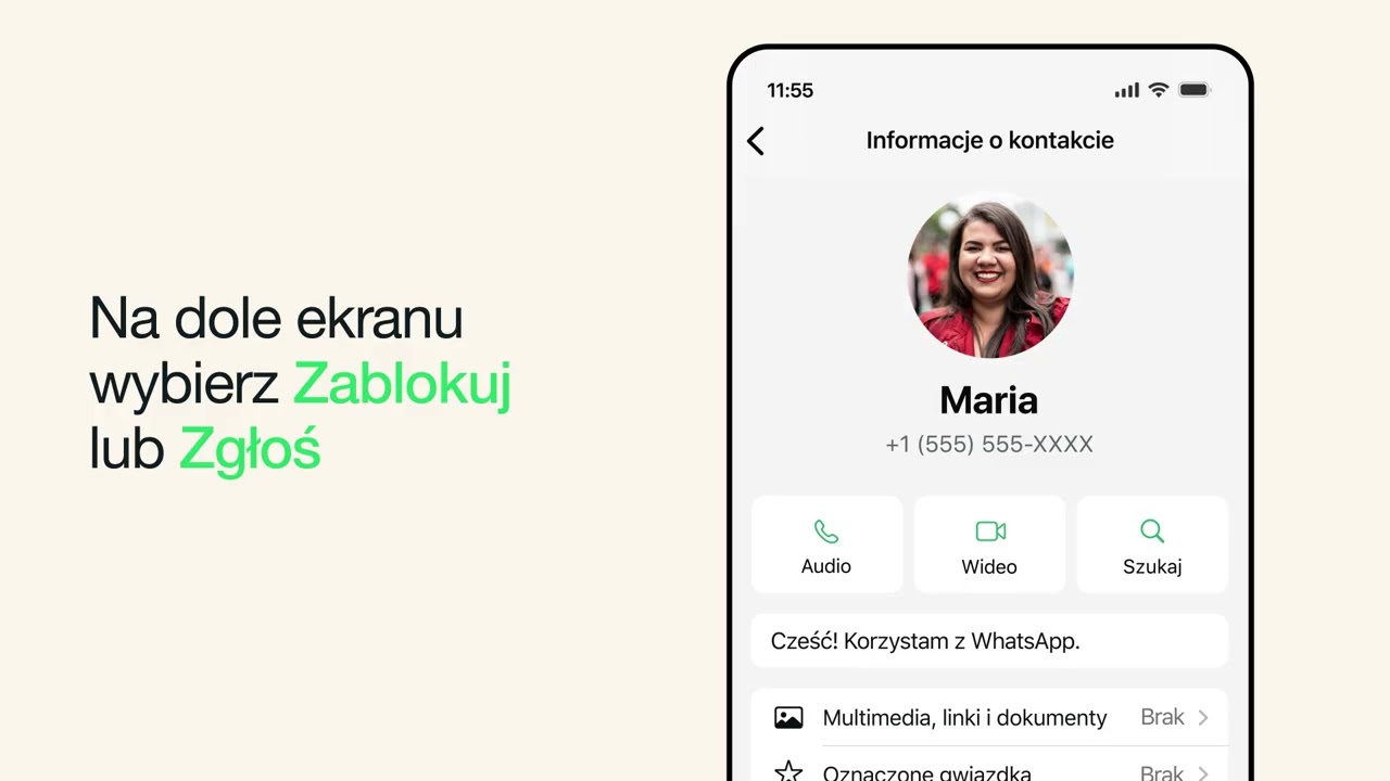 Jak zgłosić i zablokować kontakt w WhatsApp (iPhone) | WhatsApp