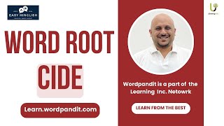Cide Words Explained: Homicide, Suicide, Fungicide | Hinglish Vocabulary