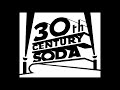30th Century Soda Logo Print Version Inverted