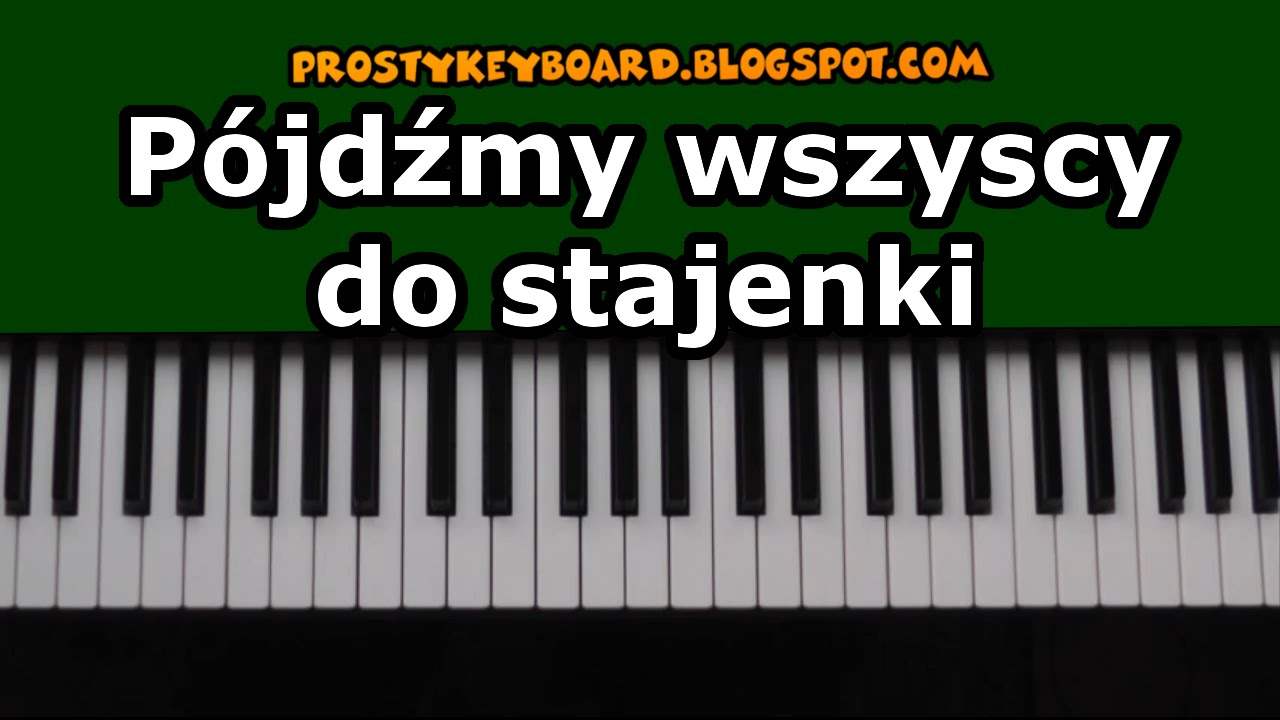 Pójdźmy wszyscy do stajenki - kurs gry kolęd na keyboardzie