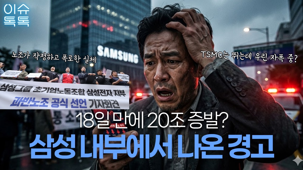삼성전자 역사상 가장 위험한 18일, 당신의 지갑이 텅비게 될 '20조 인질극'의 전말 💣