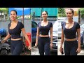Esha Gupta Snapped At Gym Post Workout In Bandra Bollywood Mastiz