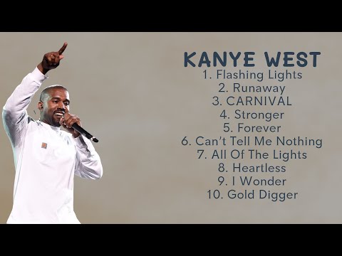 ✔️ Kanye West ✔️ ~ Greatest Hits Full Album ~ Playlist 2024 ✔️