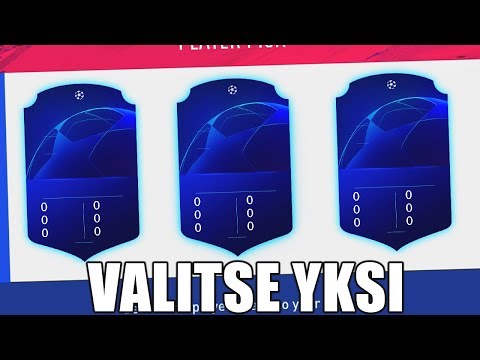 MUN EKA UEFA CHAMPIONS LEAGUE PLAYER PICK PAKETTI!!