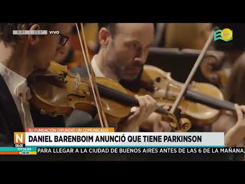 Daniel Barenboim anunció que padece de Parkinson │N8:00│ 07-02-25