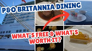 What's the BEST Food on P&O Britannia Cruise?