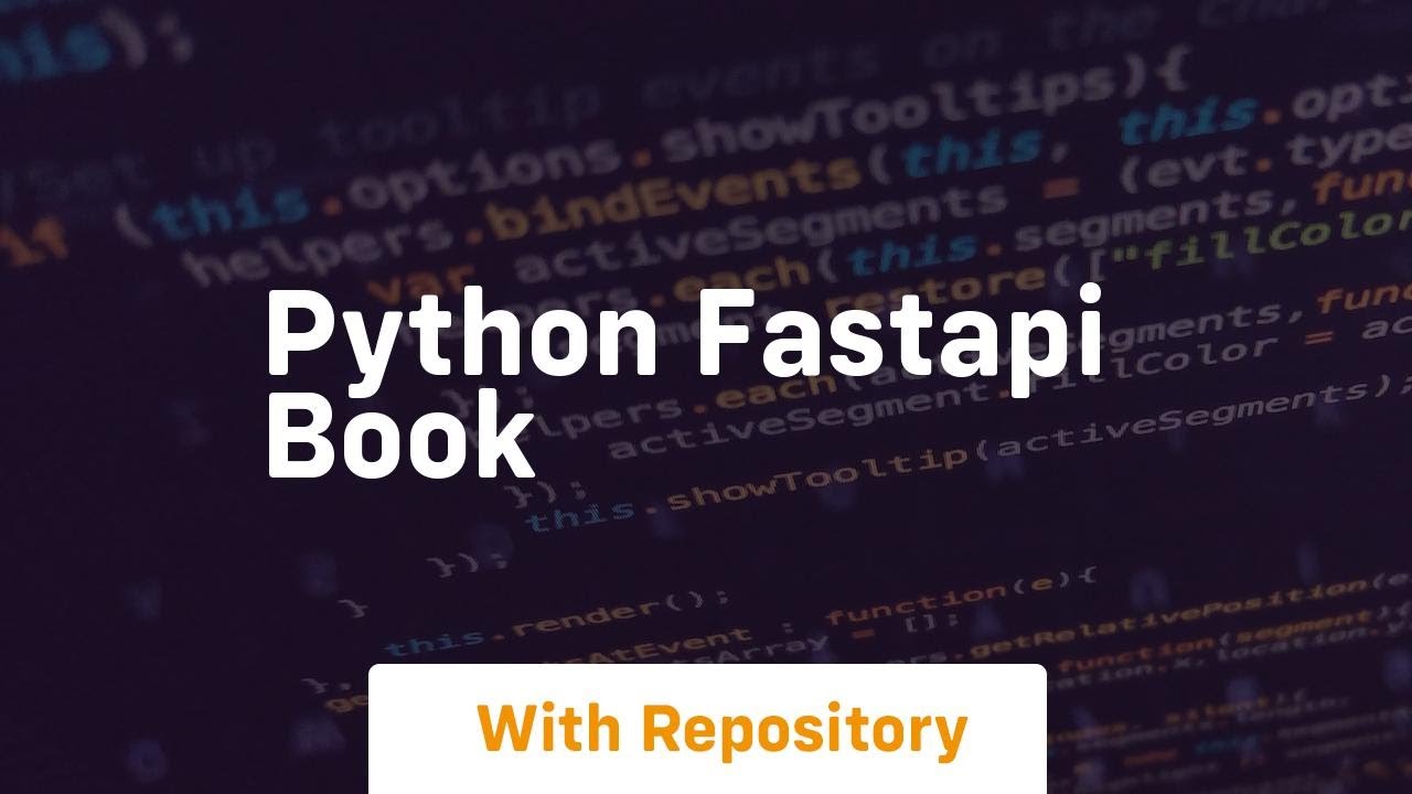 python fastapi book