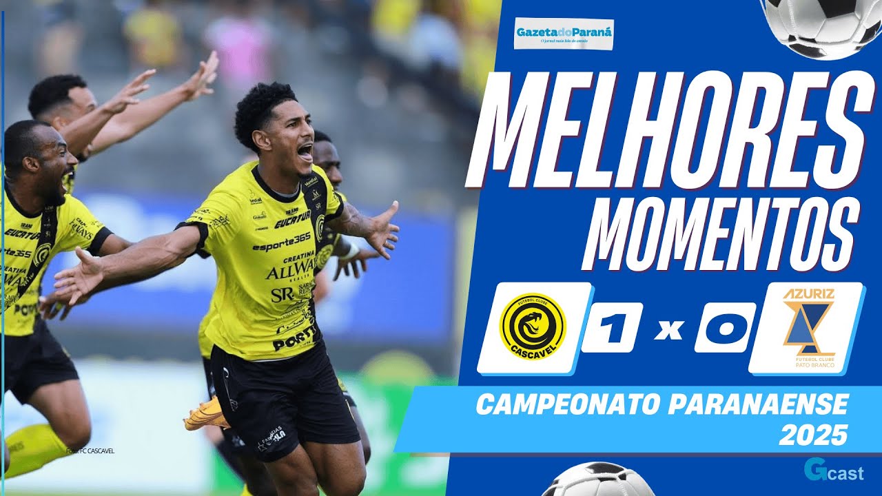 CASCAVEL VENCE AZURIZ E SOBE NA TABELA