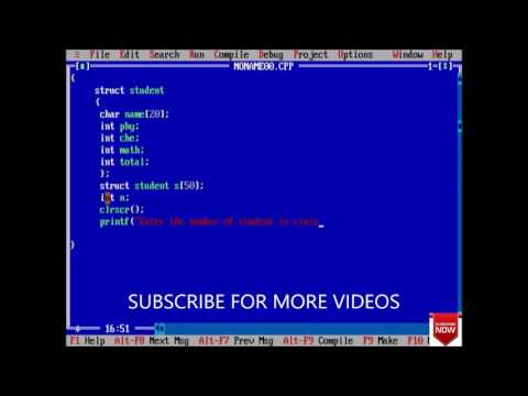 ARRAY OF STRUCTURE IN C-93