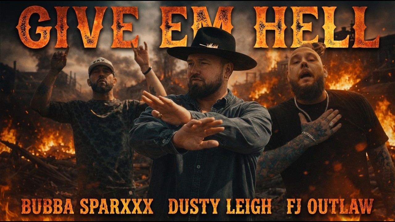 Dusty Leigh X Bubba Sparxxx X FJ Outlaw- Give Em Hell (Official Music Video)