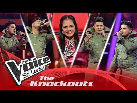 Dineth Wijesooriya | Nil Ahasata (නිල් අහසට) | The Knockouts | The Voice Sri Lanka