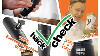 "Hack Check" - Test: minipresso Kaffeemaschine to go - jawoi wuid