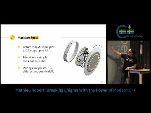 Mathieu Ropert: Breaking Enigma With the Power of Modern C++